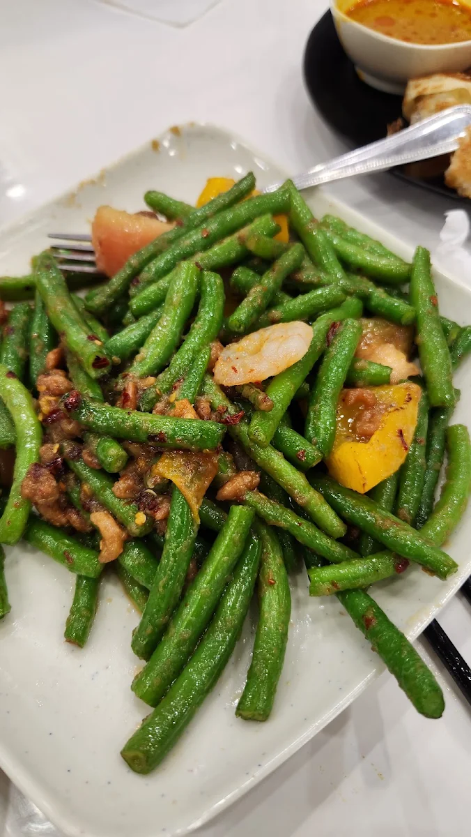 sambal green beans 三 巴 炒 四 季 豆